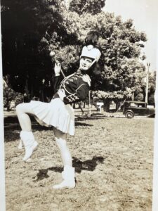 My mother Camille was a high-stepping majorette in high school.